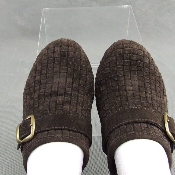 STEVEN by Steve Madden Brown Suede Clogs Mules Size 7.5 - Picture 2 of 8